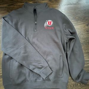 Large Men’s Utah Utes quarter zip pullover